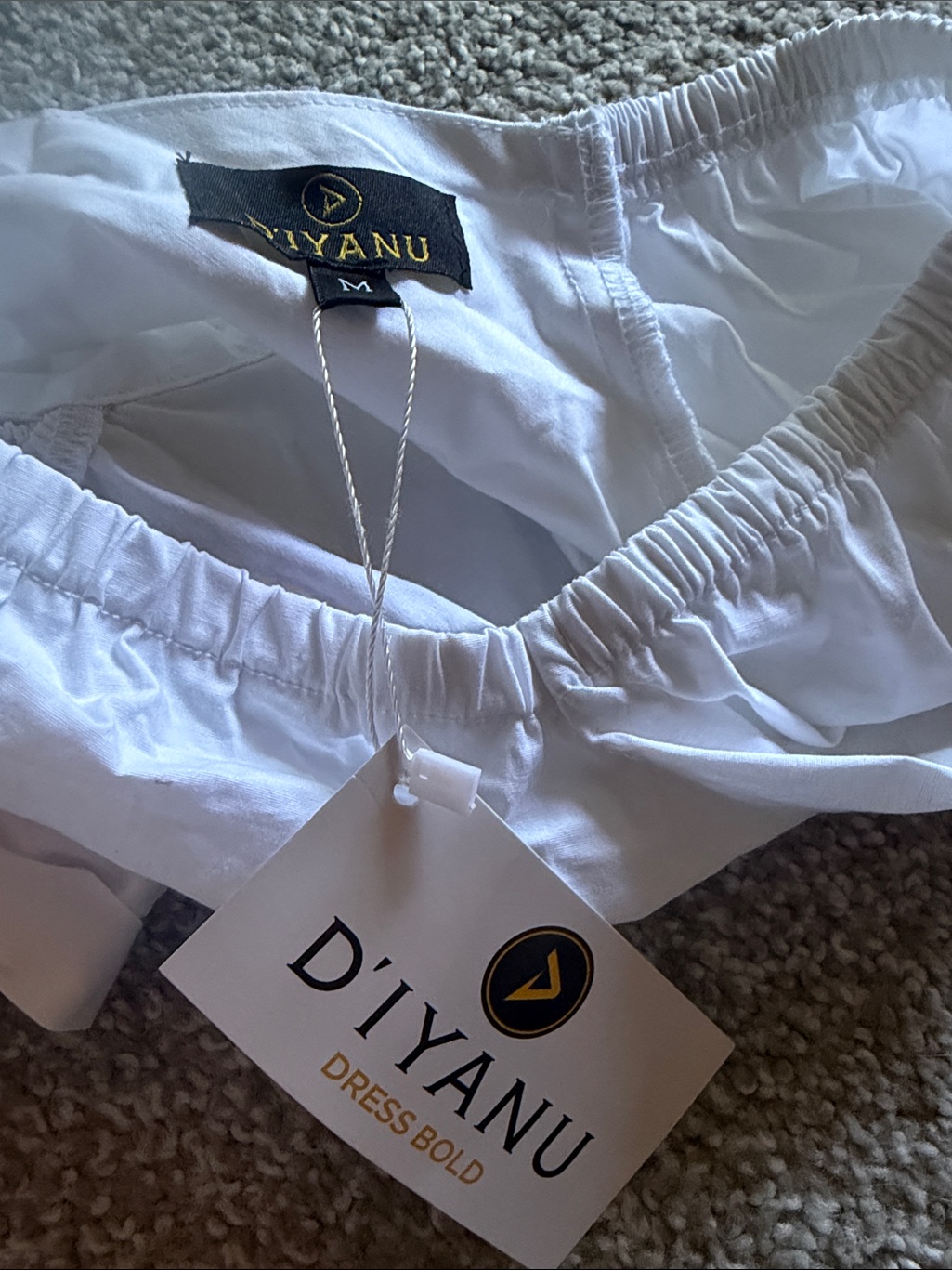 White Off-Shoulder Crop Top With Bell Sleeves Size M — image 6 of 6